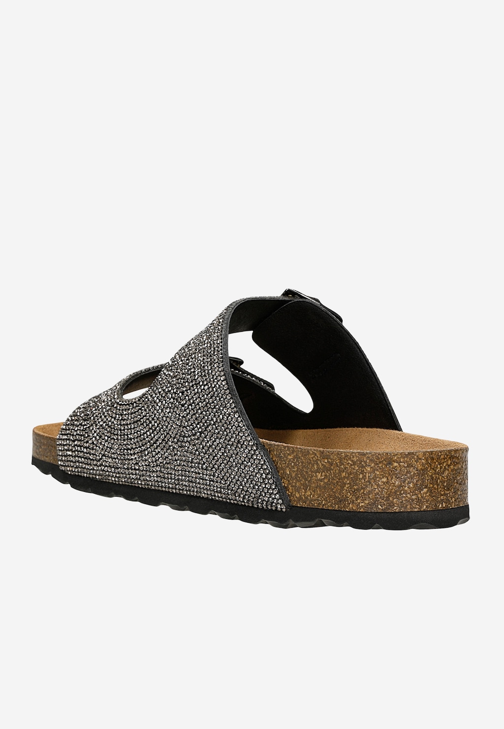 Žabky s zirkony na korkové podrážce 74144-11 Widok 3