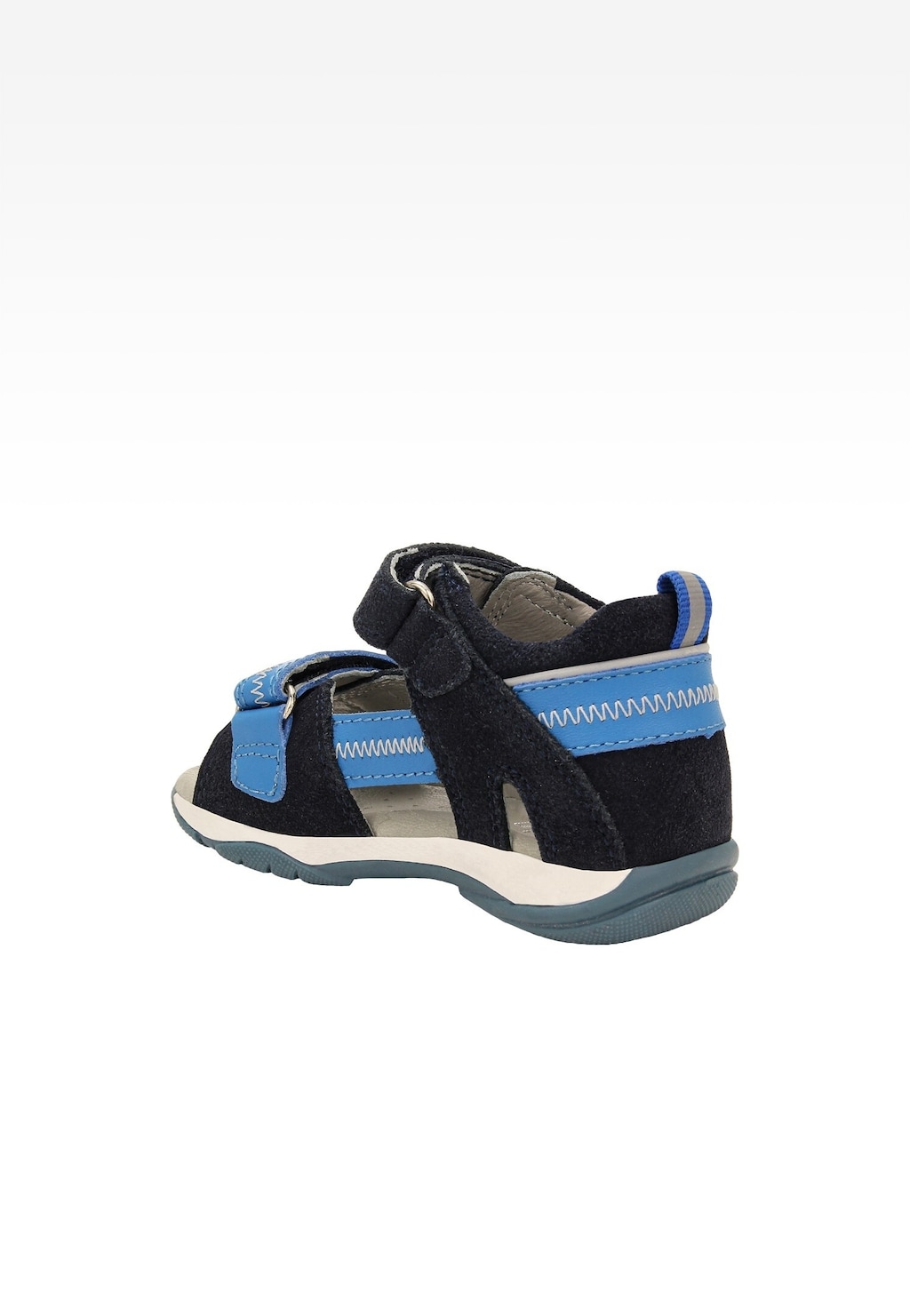 Modro-tmavomodré sandále BARTEK 84409-86 Widok 4