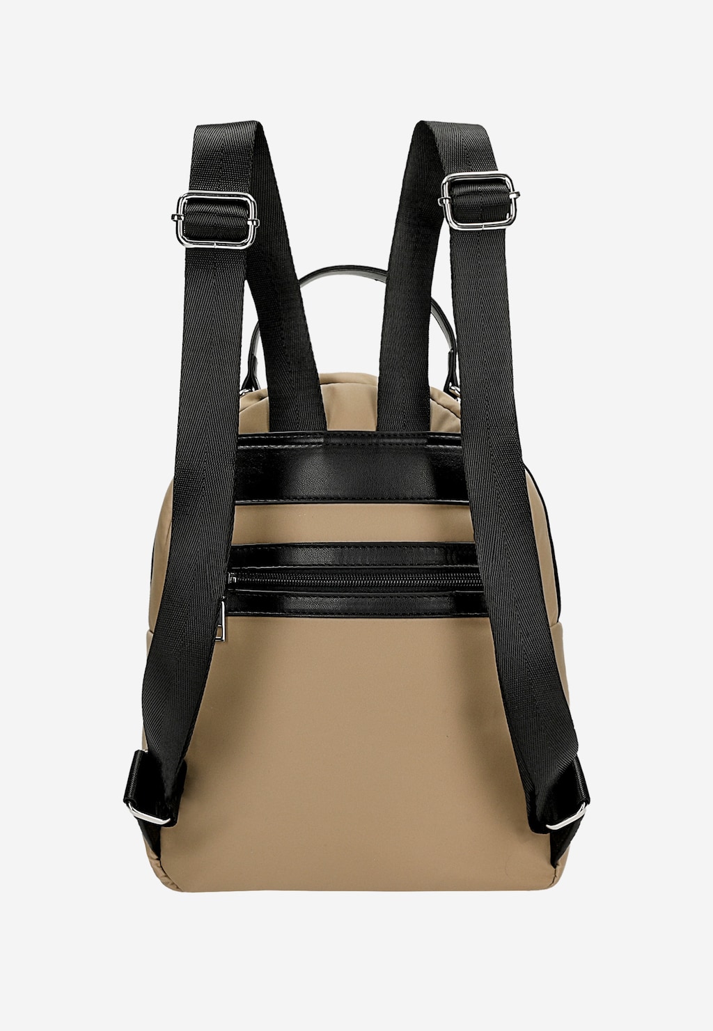 Prostorný béžový dámský batoh RELAKS s geometrickým prošíváním R90003-14 Widok 3