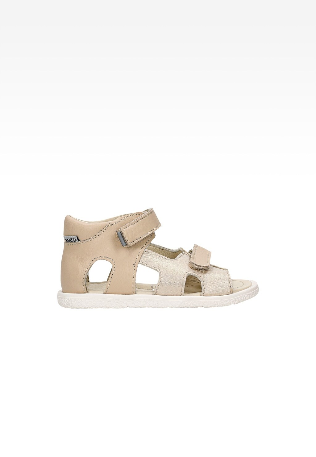 Sandále BARTEK 11042204, pre dievčatá, béžovo-zlaté Widok 1