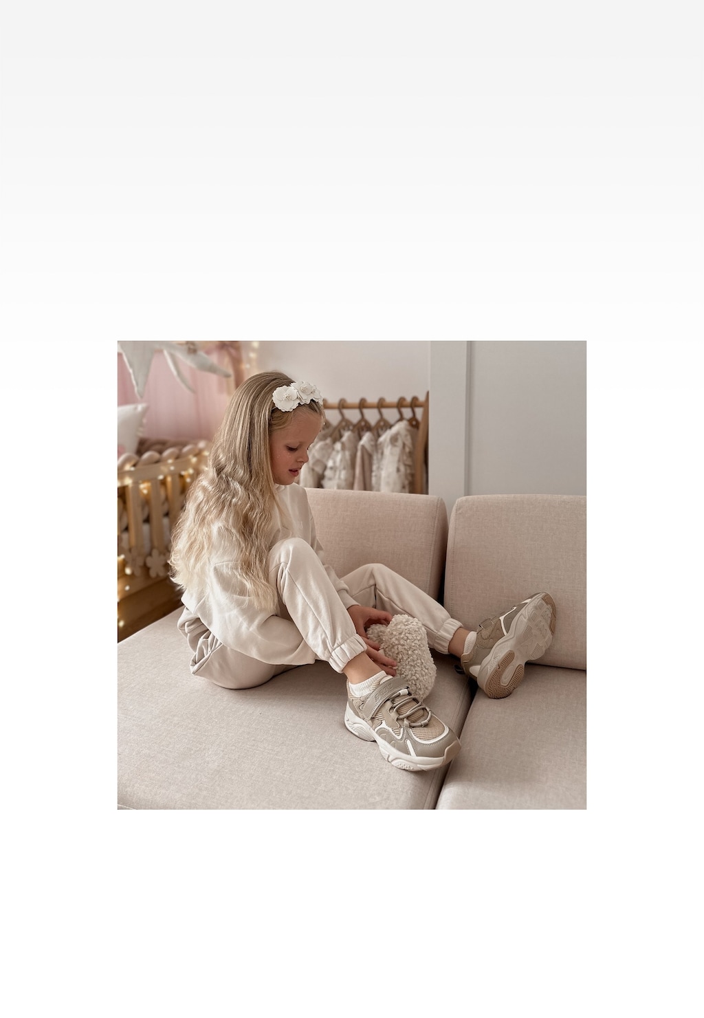 Polobotky BARTEK 86002-14, pro dívky, béžové Widok 8