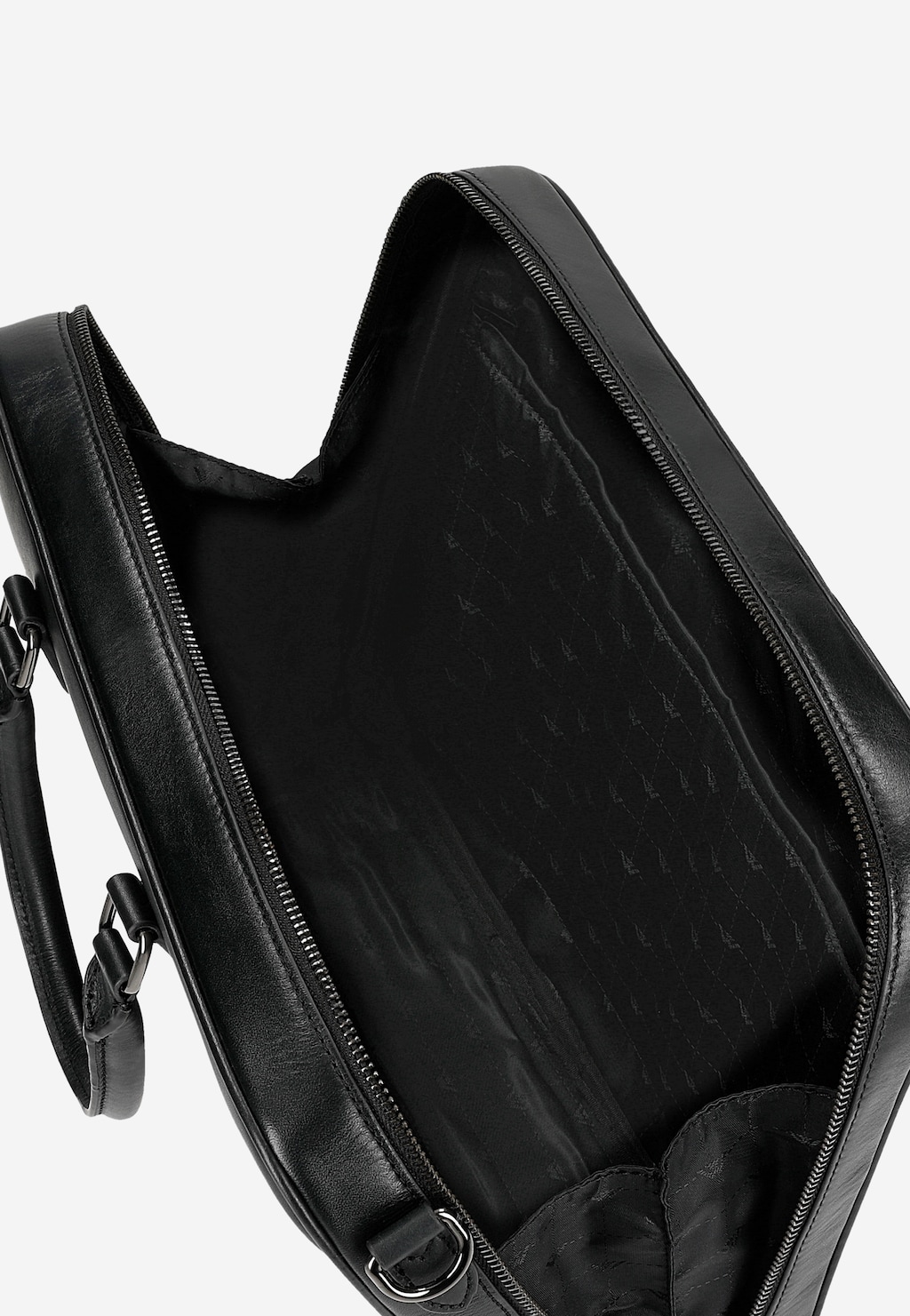 Veľká logovaná kožená pánska taška s priehradkou na laptop 80059-51 Widok 6