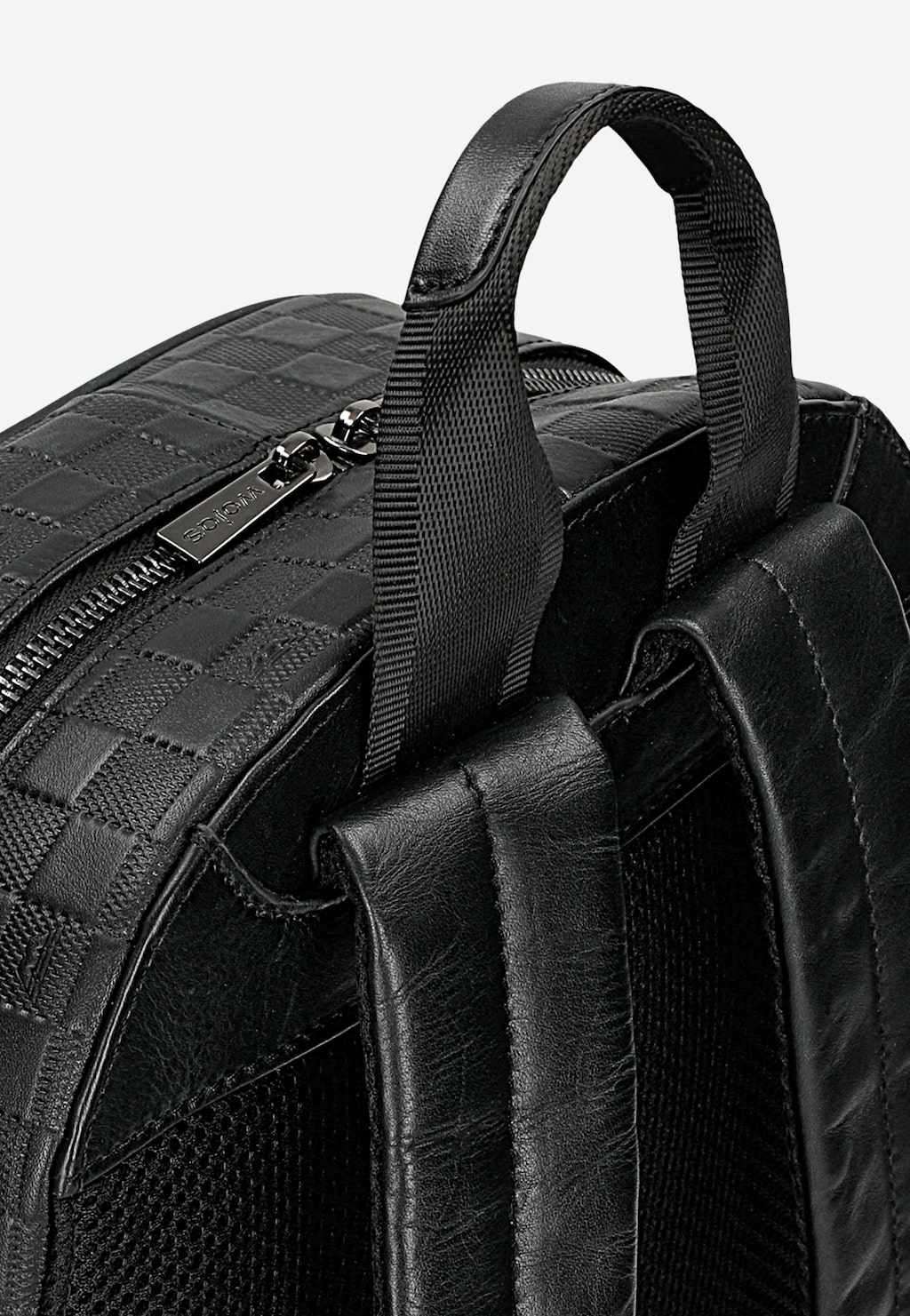 Čierny logovaný pánsky batoh 80396-51 Widok 7