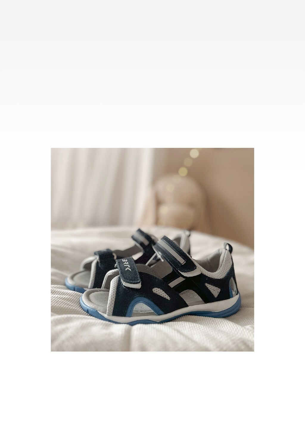 Tmavomodré sandále pre chlapca s modrými prvkami BARTEK 84414-66 Widok 10