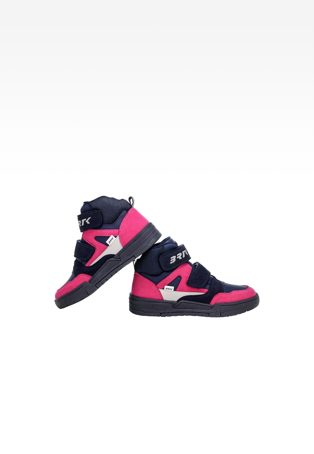 Tmavě modro-růžové kotníčky pro holčičky z mikrovlákna a textilního materiálu BARTEK 88000-16 Widok 7