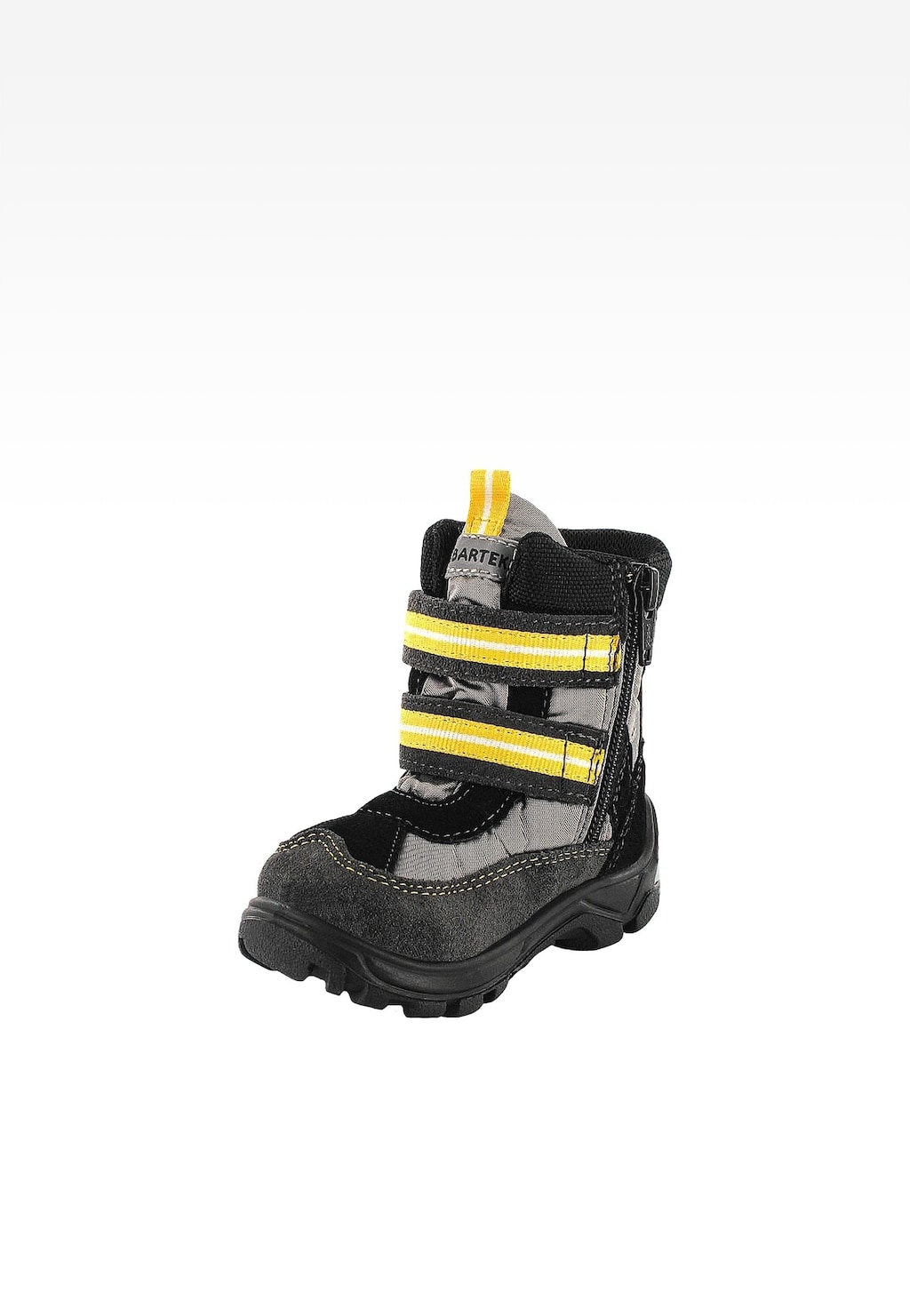 Zateplené kotníkové boty BARTEK T-31522/35J, šedo-žluté Widok 3
