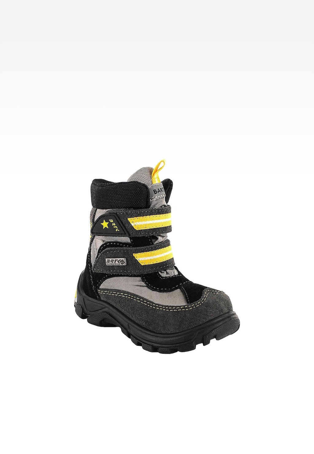 Zateplené kotníkové boty BARTEK T-31522/35J, šedo-žluté Widok 2