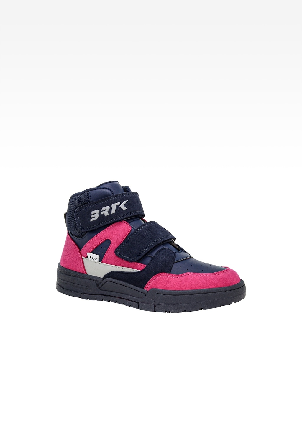 Tmavě modro-růžové kotníčky pro holčičky z mikrovlákna a textilního materiálu BARTEK 88000-16 Widok 2