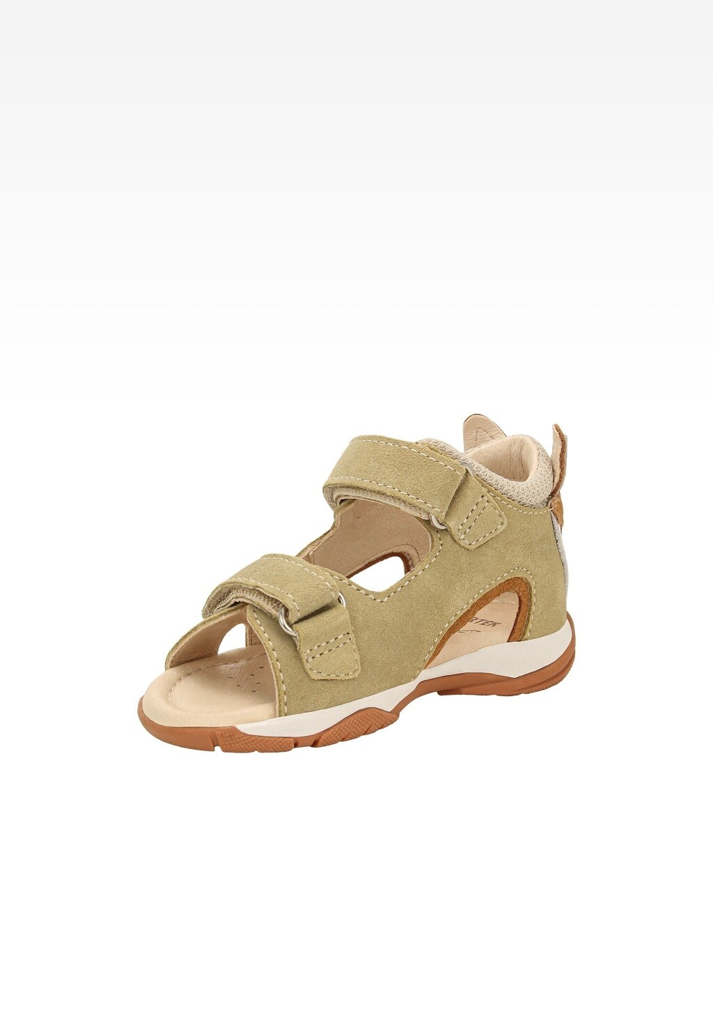 Hnedo-béžové detské sandále s aplikáciou líšky BARTEK 84411-63 Widok 3