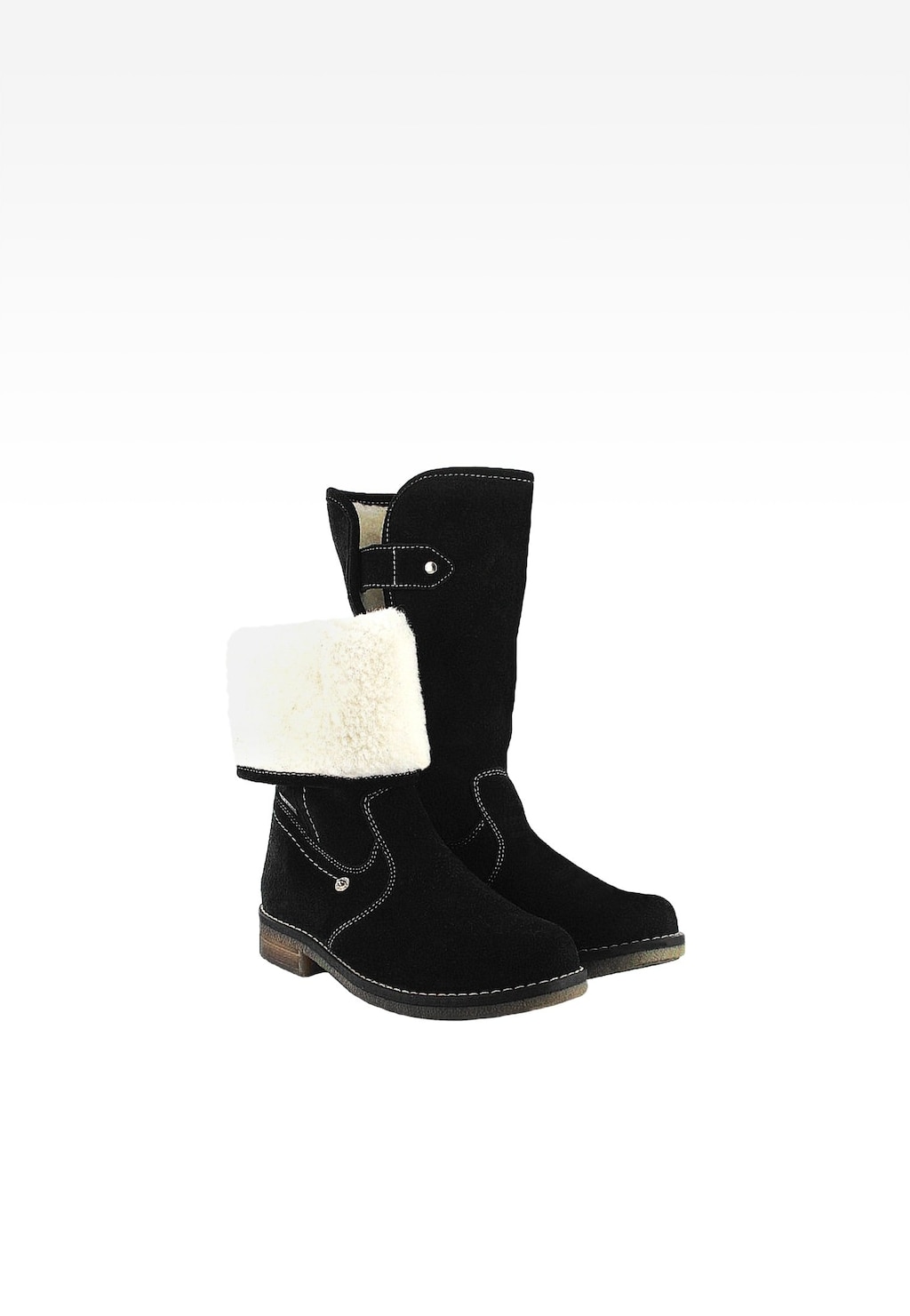 Členkové topánky BARTEK T-54735/0I4, pre dievčatá, čierne Widok 3