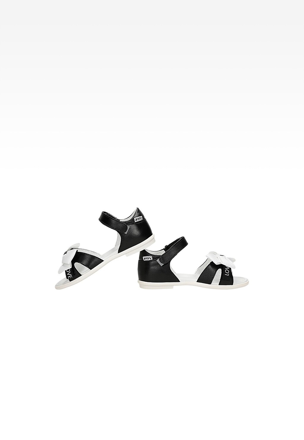 Sandały BARTEK 16041002 II, dla dziewcząt, czarny Widok 3