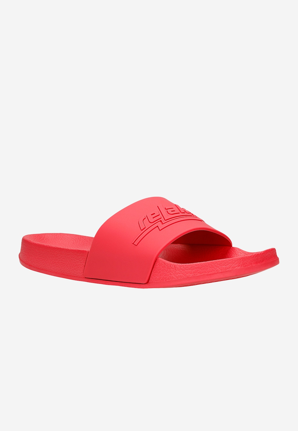 RELAKS růžové gumové žabky s plochou podrážkou R34008-15 Widok 2