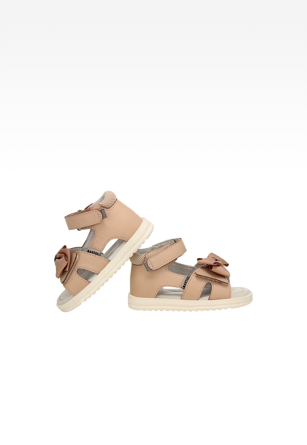 Svetloružové sandále pre dievčatá s mašličkou BARTEK 84407-54 Widok 4