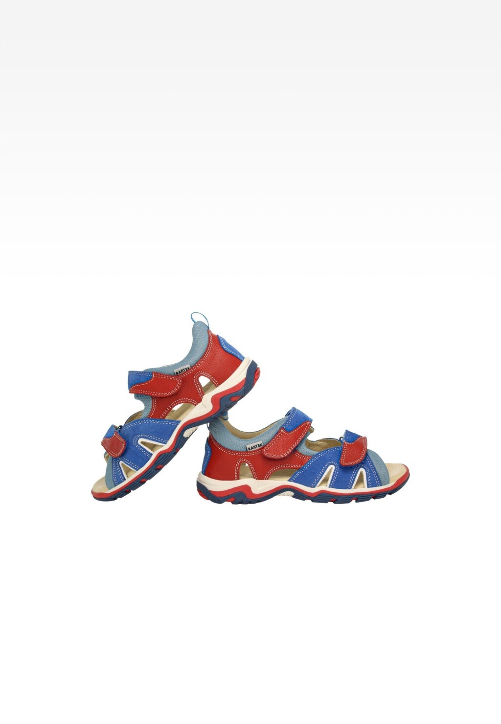 Profilaktická obuv brtk young BARTEK 16187-022, červeno-modrá Widok 3