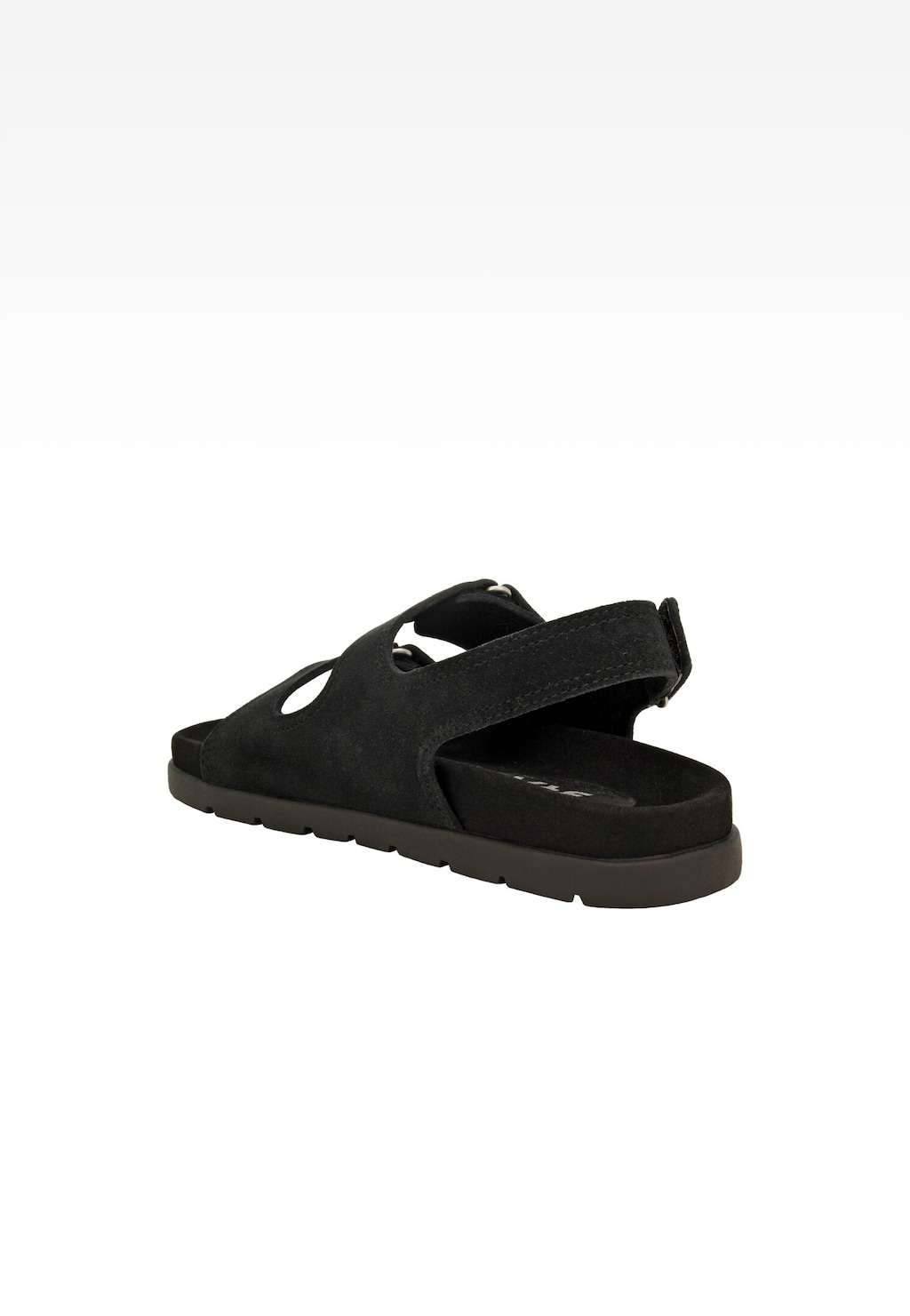 Černé sandály s podšívkou z mikrovlákna BARTEK 89000-11 Widok 4