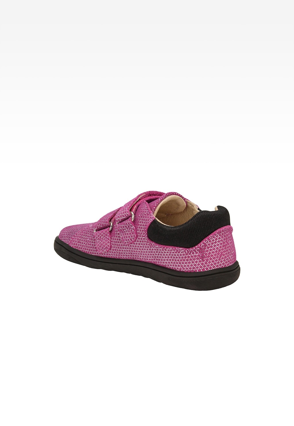 Ružové poltopánky barefoot s ligotavým vzorom BARTEK 83005-65 Widok 4