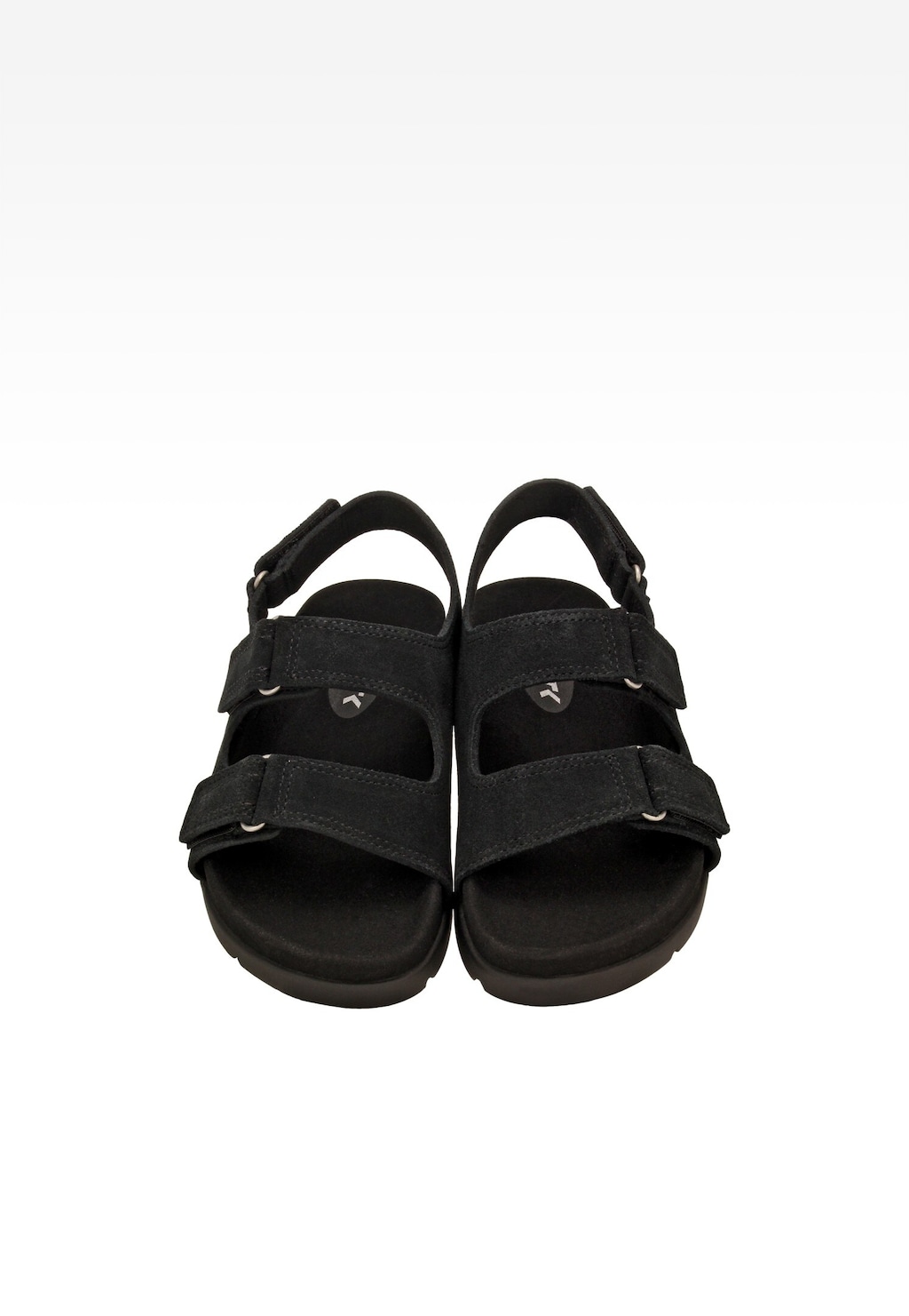 Černé sandály s podšívkou z mikrovlákna BARTEK 89000-11 Widok 7