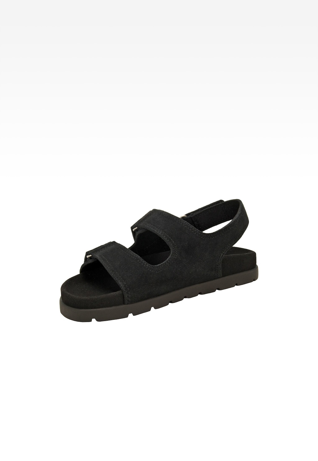 Černé sandály s podšívkou z mikrovlákna BARTEK 89000-11 Widok 3