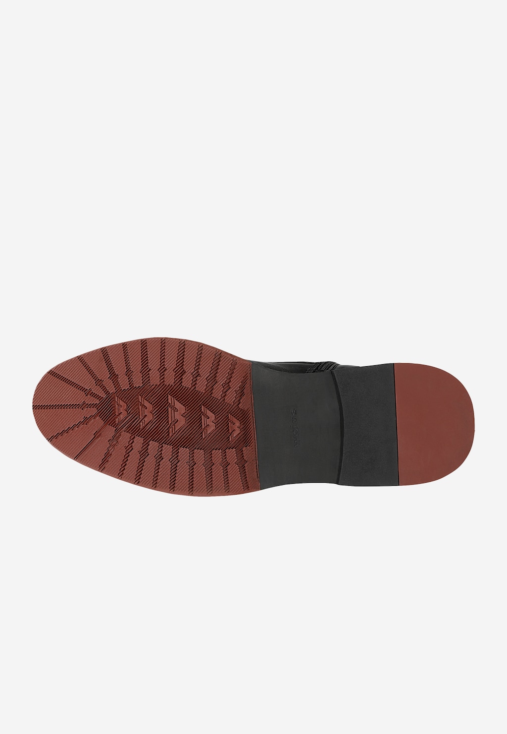 Čierne pánske topánky s pohodlným zapínaním na zips 24103-71 Widok 6