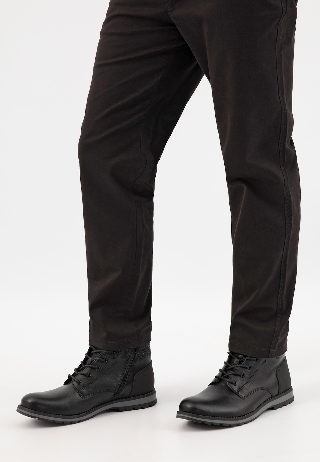 Černé pánské workery s izolační vrstvou 24105-51 Widok 8