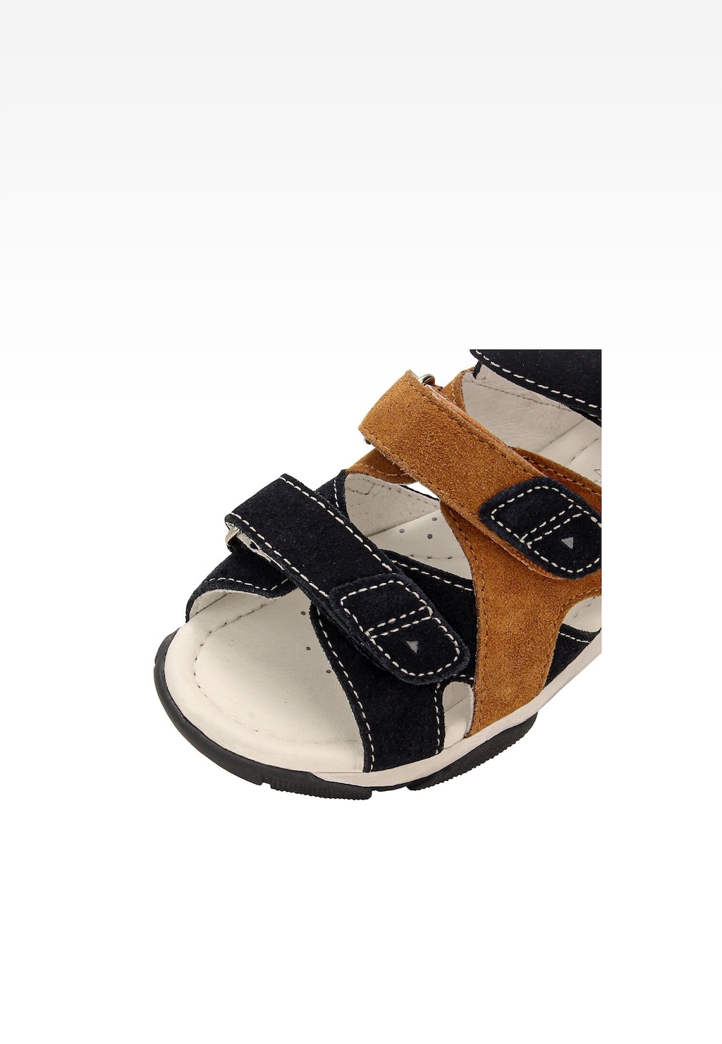 Tmavomodré chlapčenské sandále s hnedým detailom BARTEK 84405-66 Widok 9