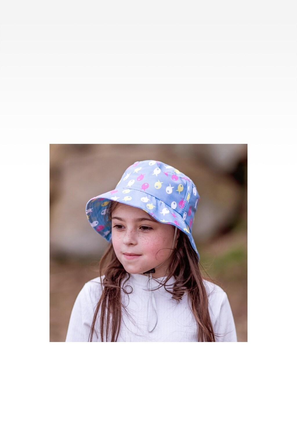 Letni kapelusz dziecięcy w kolorowe rybki BARTEK 85609-15 Widok 6