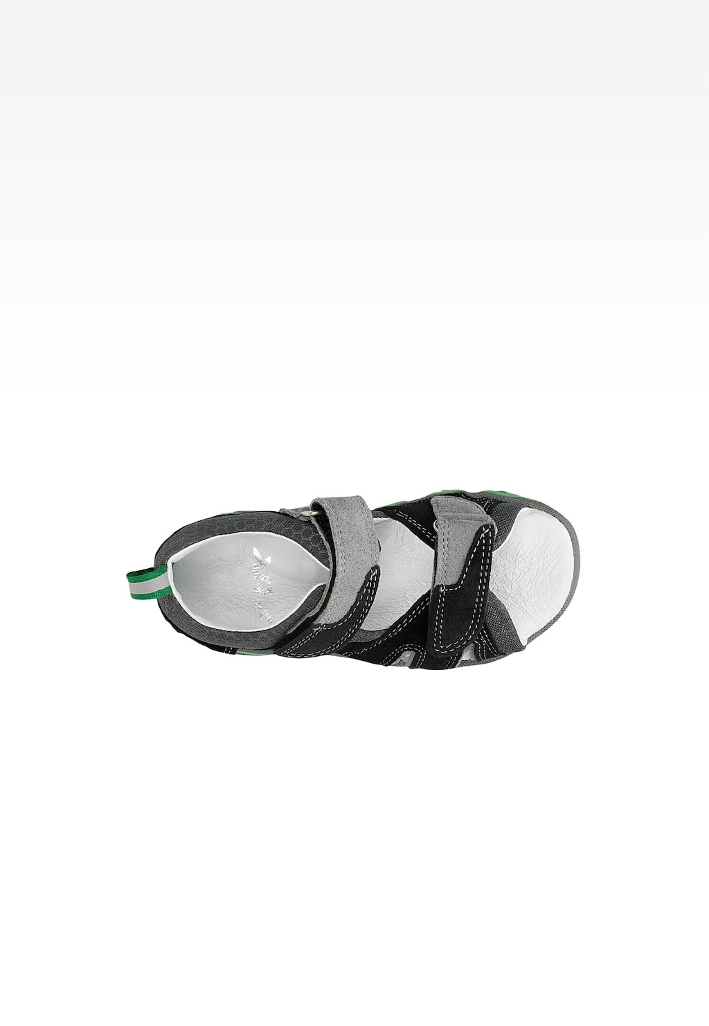 Černé sandály se zelenými prvky BARTEK 16188-01 Widok 4