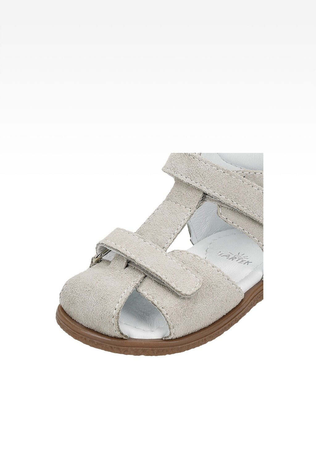 Sandály BARTEK 11042305, pro dívky, béžové Widok 8