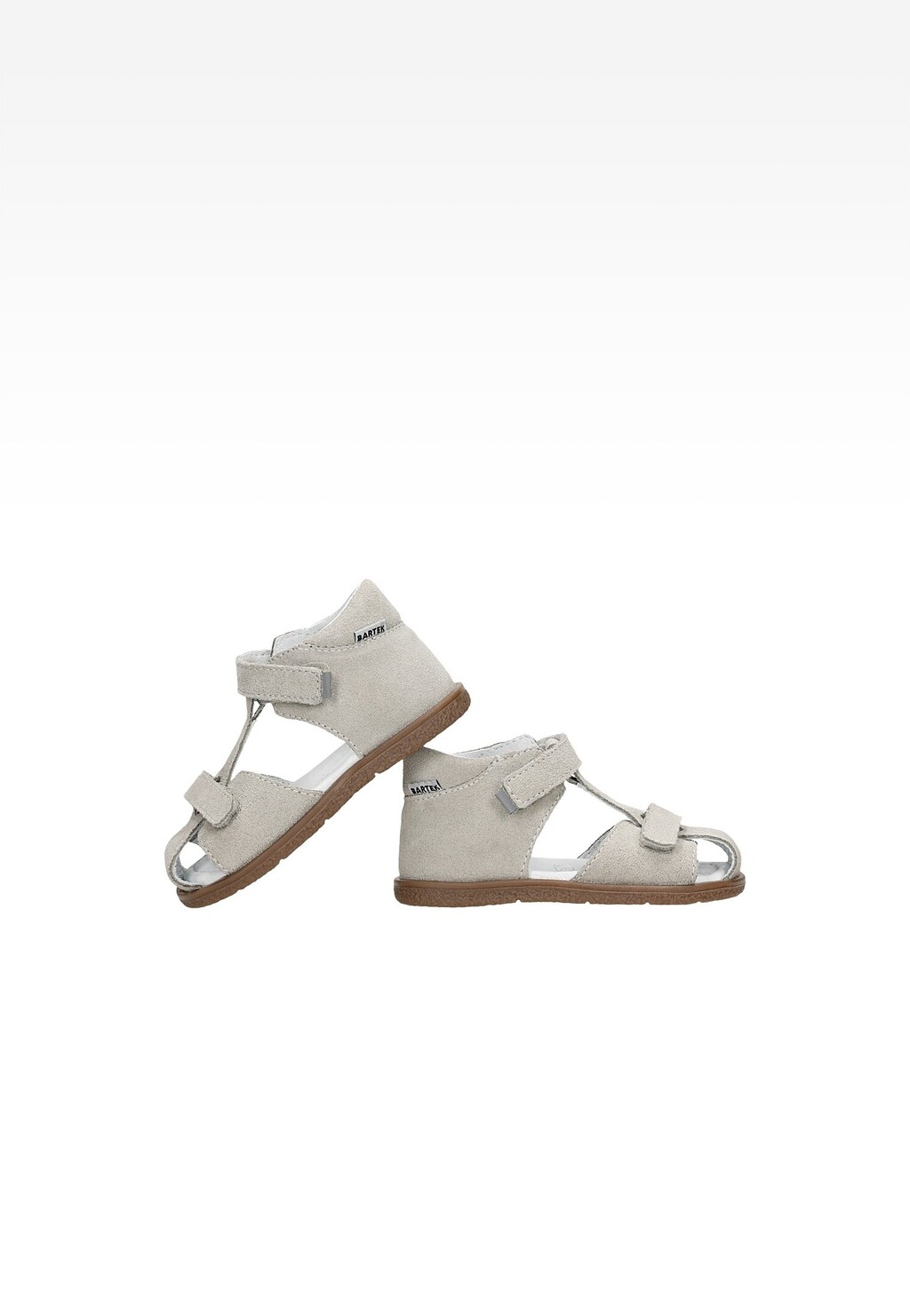 Sandály BARTEK 11042305, pro dívky, béžové Widok 6