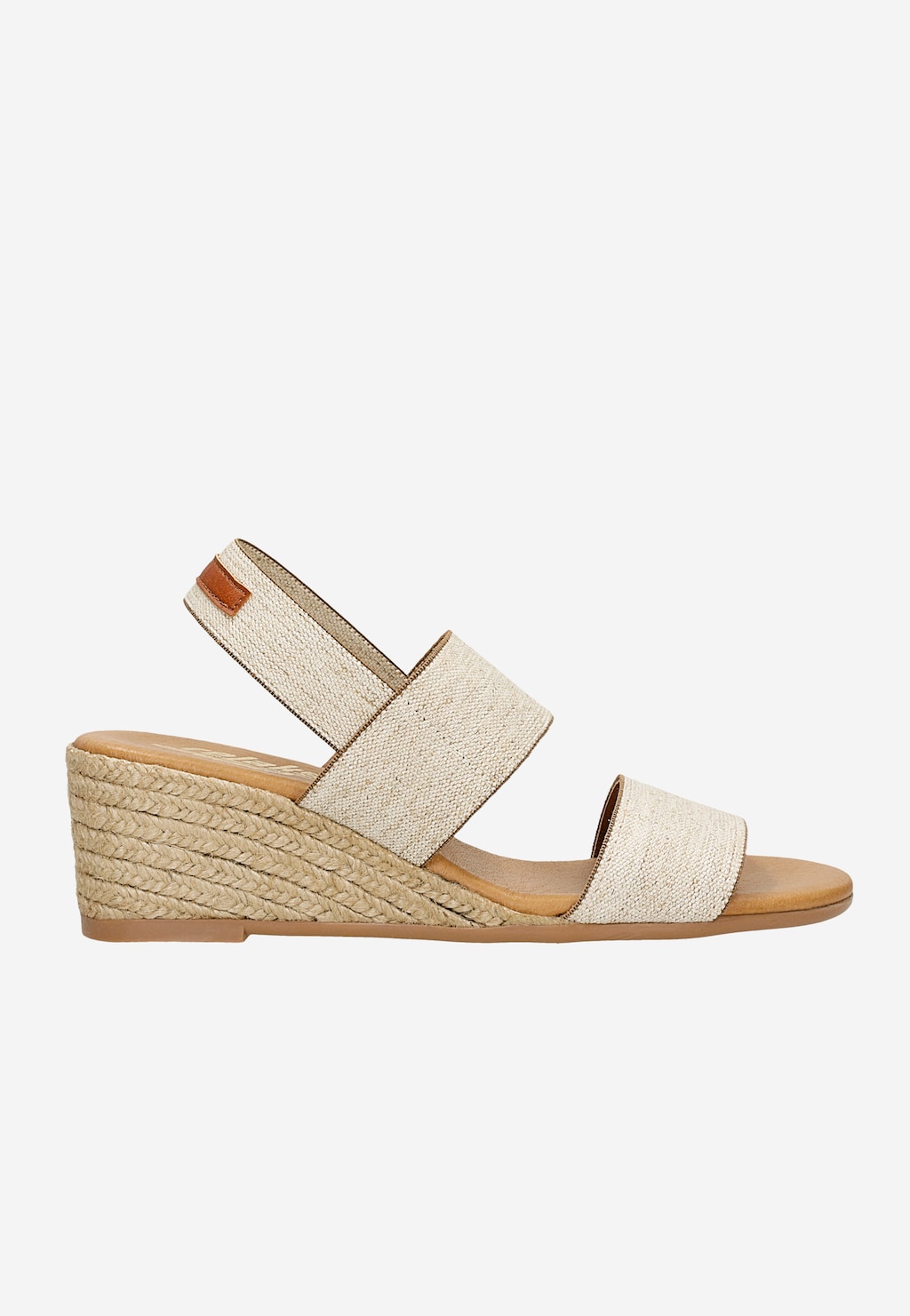 Béžové espadrilky RELAKS na platformě R7600114 Widok 1