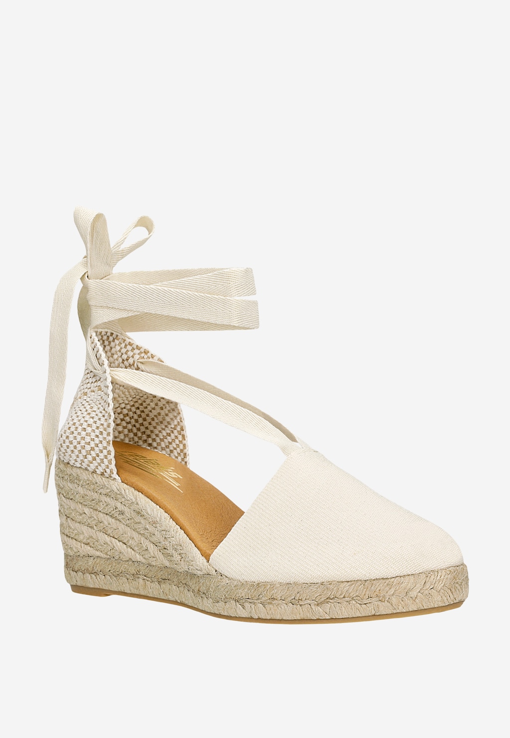 Béžové uzavřené espadrilky RELAKS R7600214 Widok 2