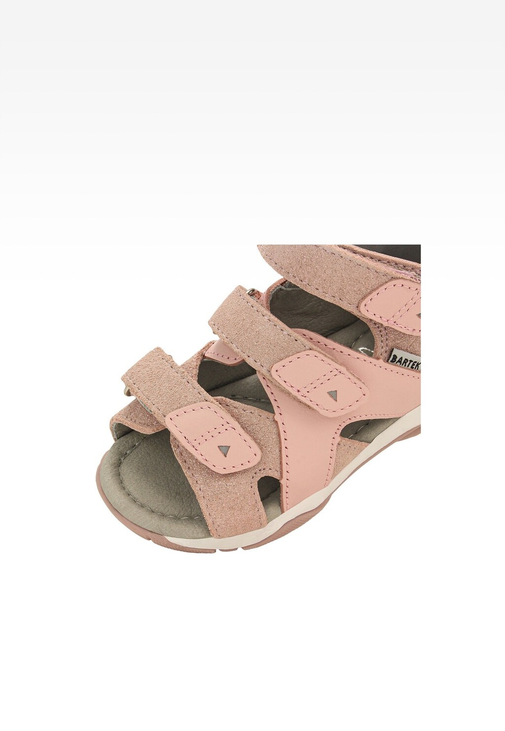 Ružové sandálky pre dievčatko s ligotavou vložkou BARTEK 84405-85 Widok 9