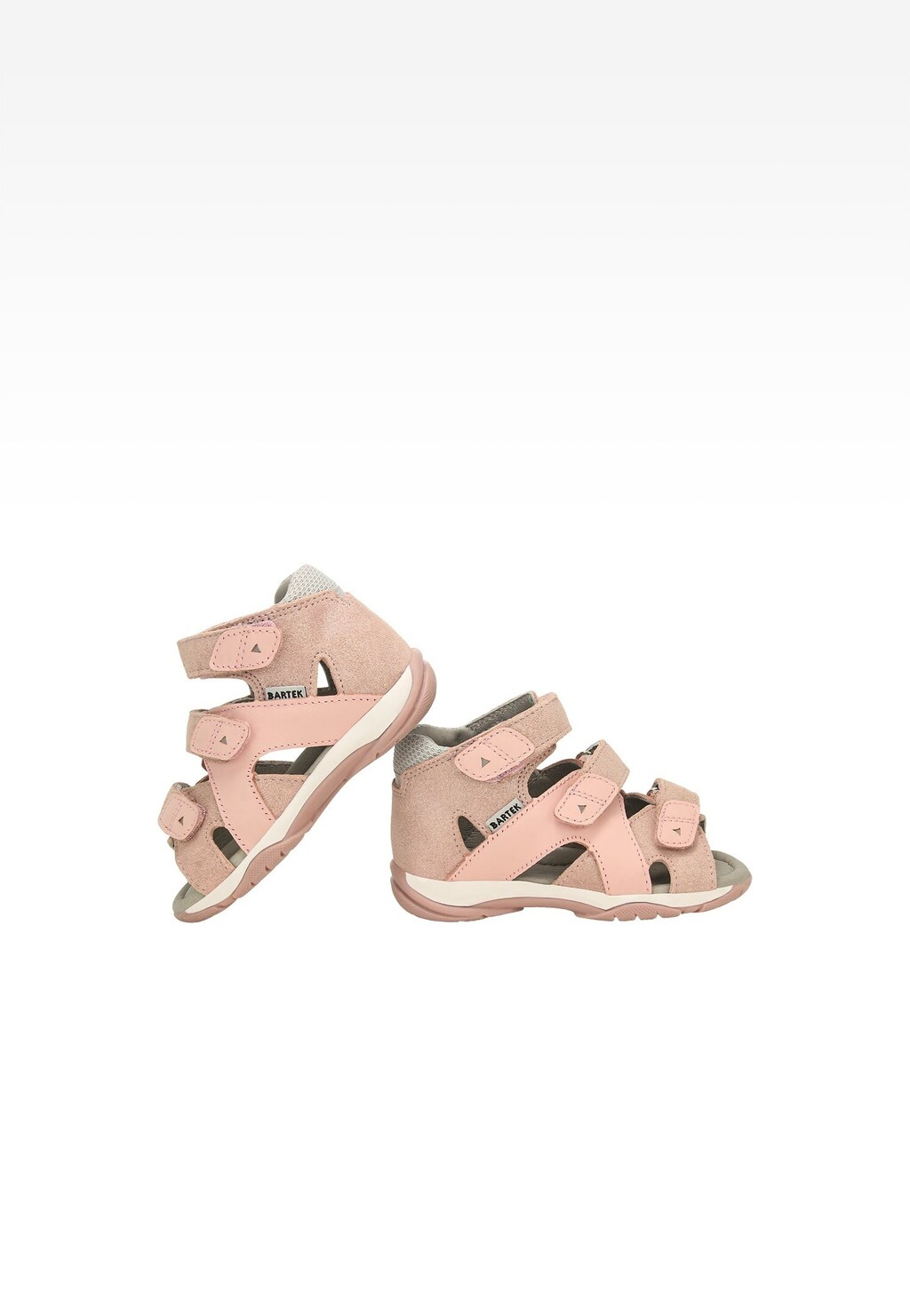 Ružové sandálky pre dievčatko s ligotavou vložkou BARTEK 84405-85 Widok 8