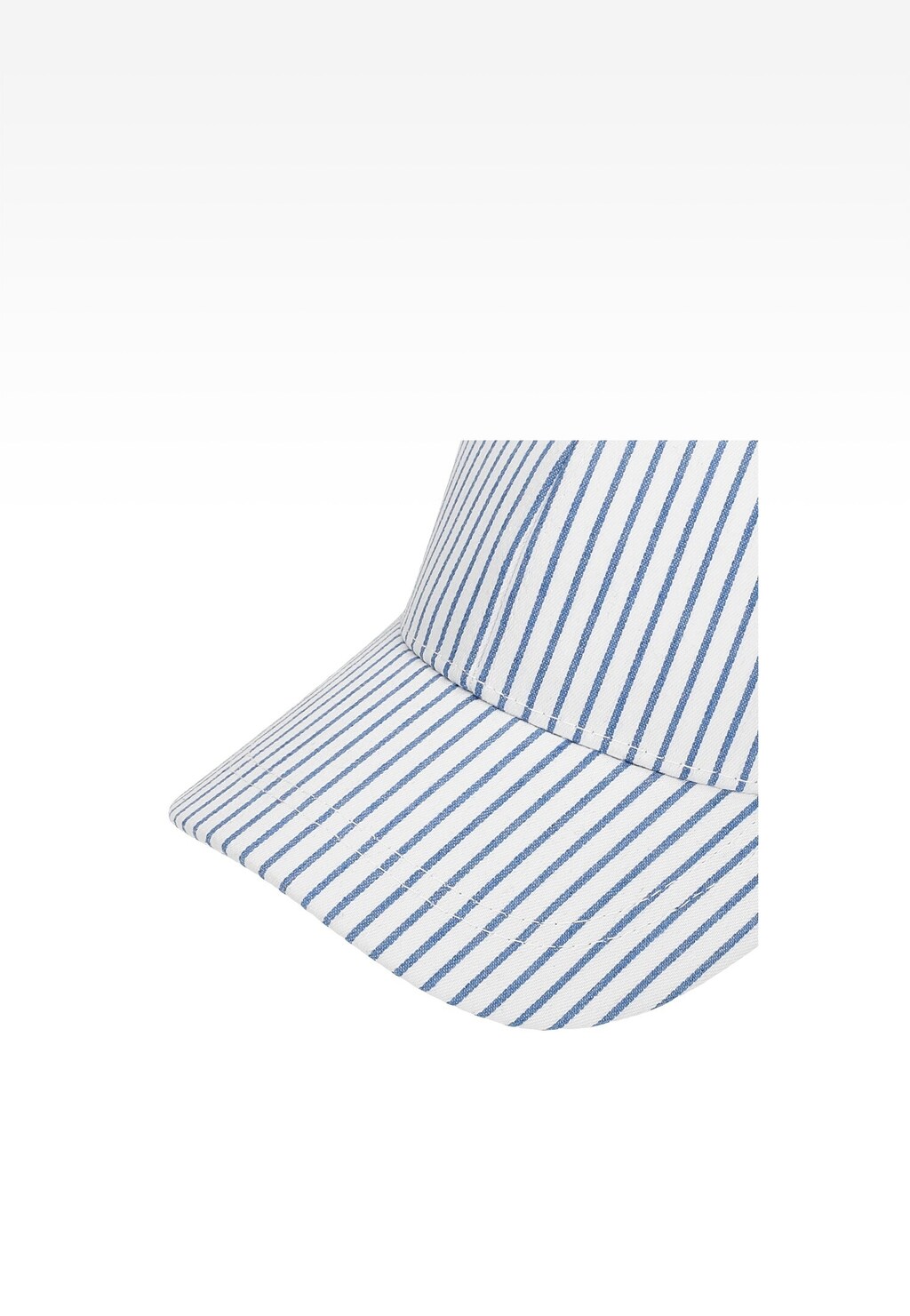 Biała czapka z daszkiem dla dzieci w niebieskie paski BARTEK 85610-19 Widok 4