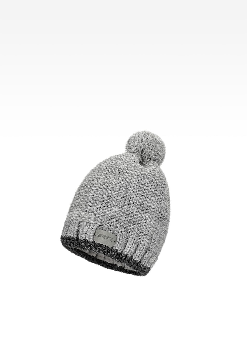 Šedá dětská sada BARTEK čepice s reflexním bambulí + nákrčník 8560580 Widok 3