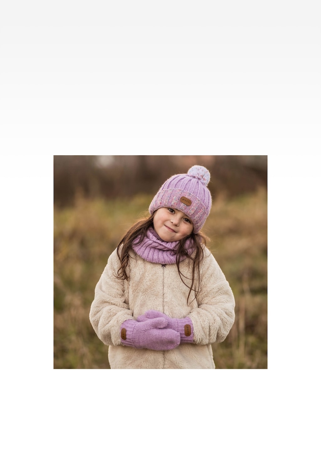 Farebný zimný set BARTEK 85600-16 čiapka + nákrčník + rukavice Widok 7