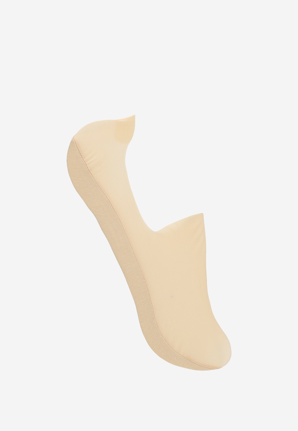 Hladké béžové dámské ponožky 97097-84 Widok 1