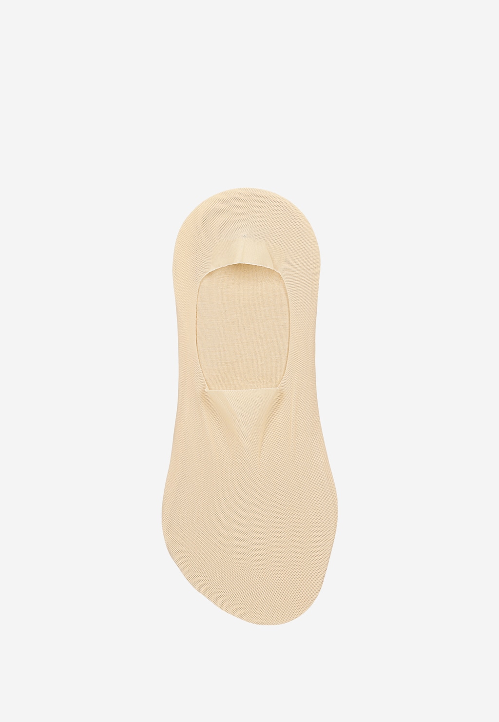 Hladké béžové dámské ponožky 97097-84 Widok 2