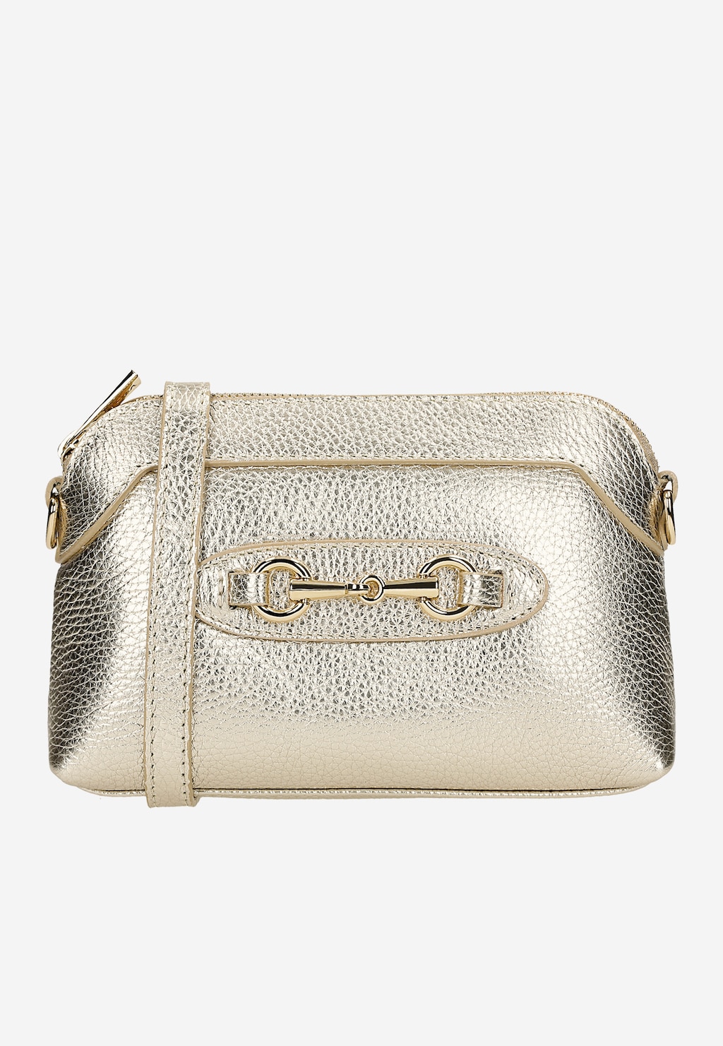 Mała złota torebka wizytowa ze złotymi elementami 80155-58 Widok 2