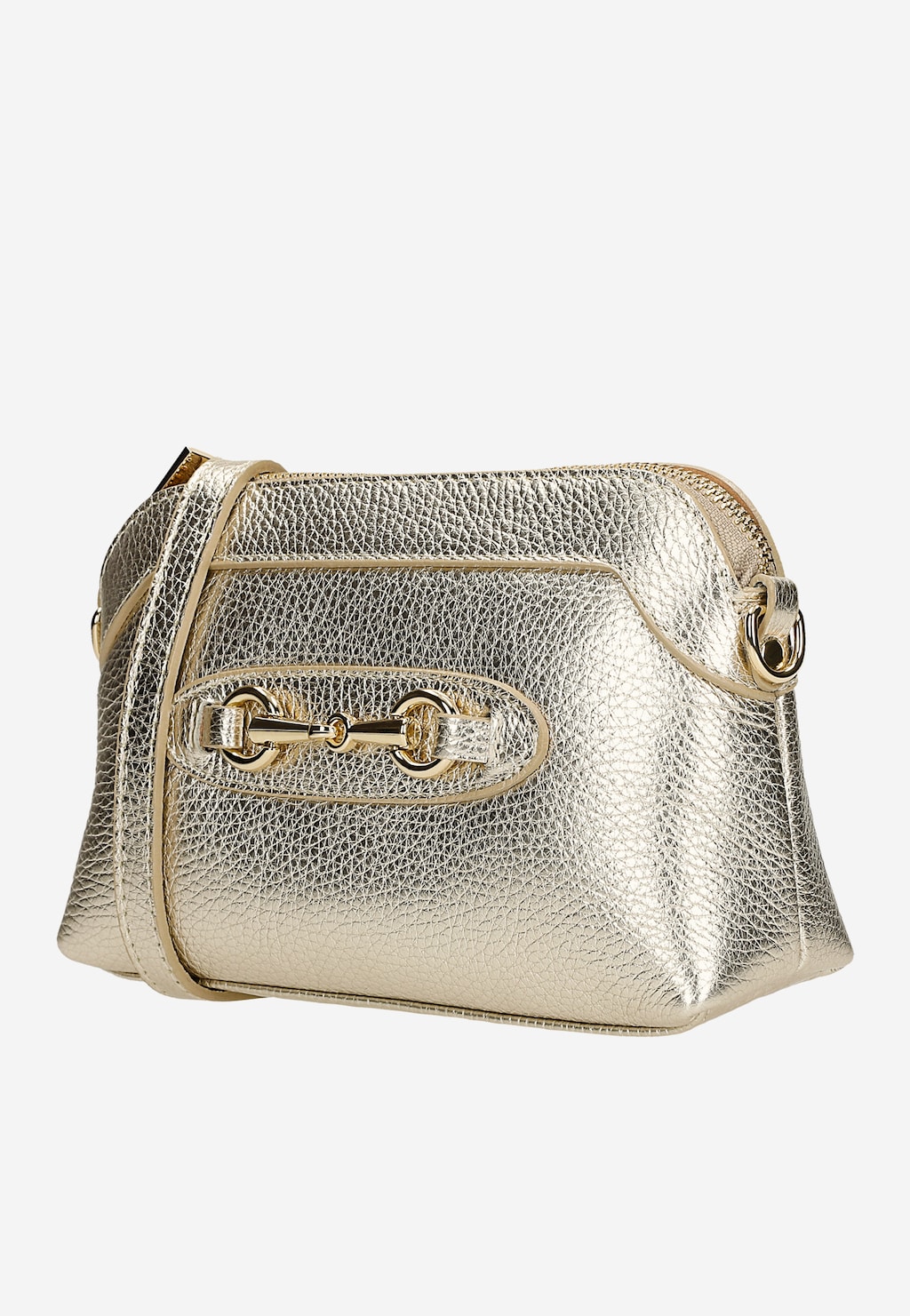 Mała złota torebka wizytowa ze złotymi elementami 80155-58 Widok 3