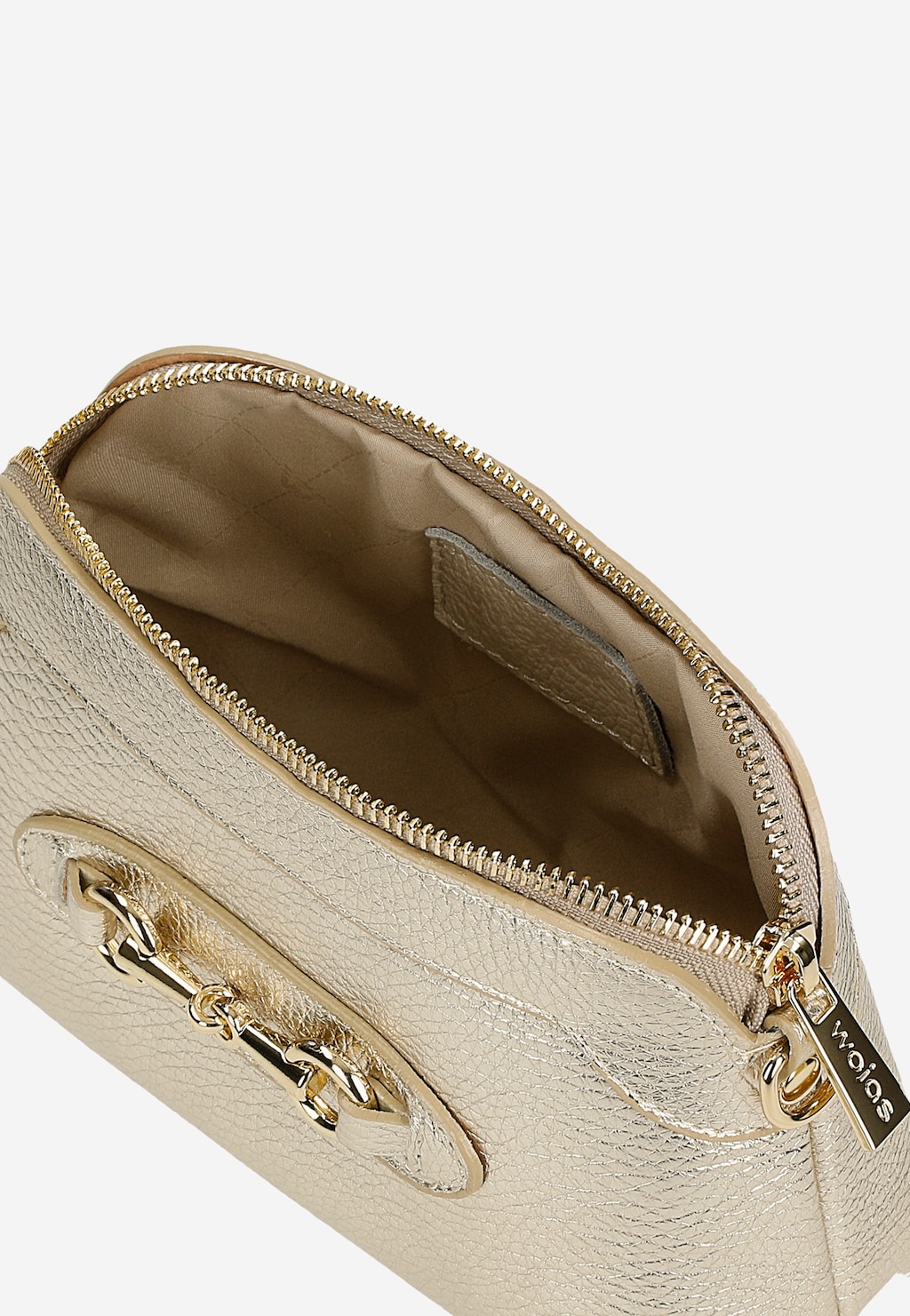 Mała złota torebka wizytowa ze złotymi elementami 80155-58 Widok 7