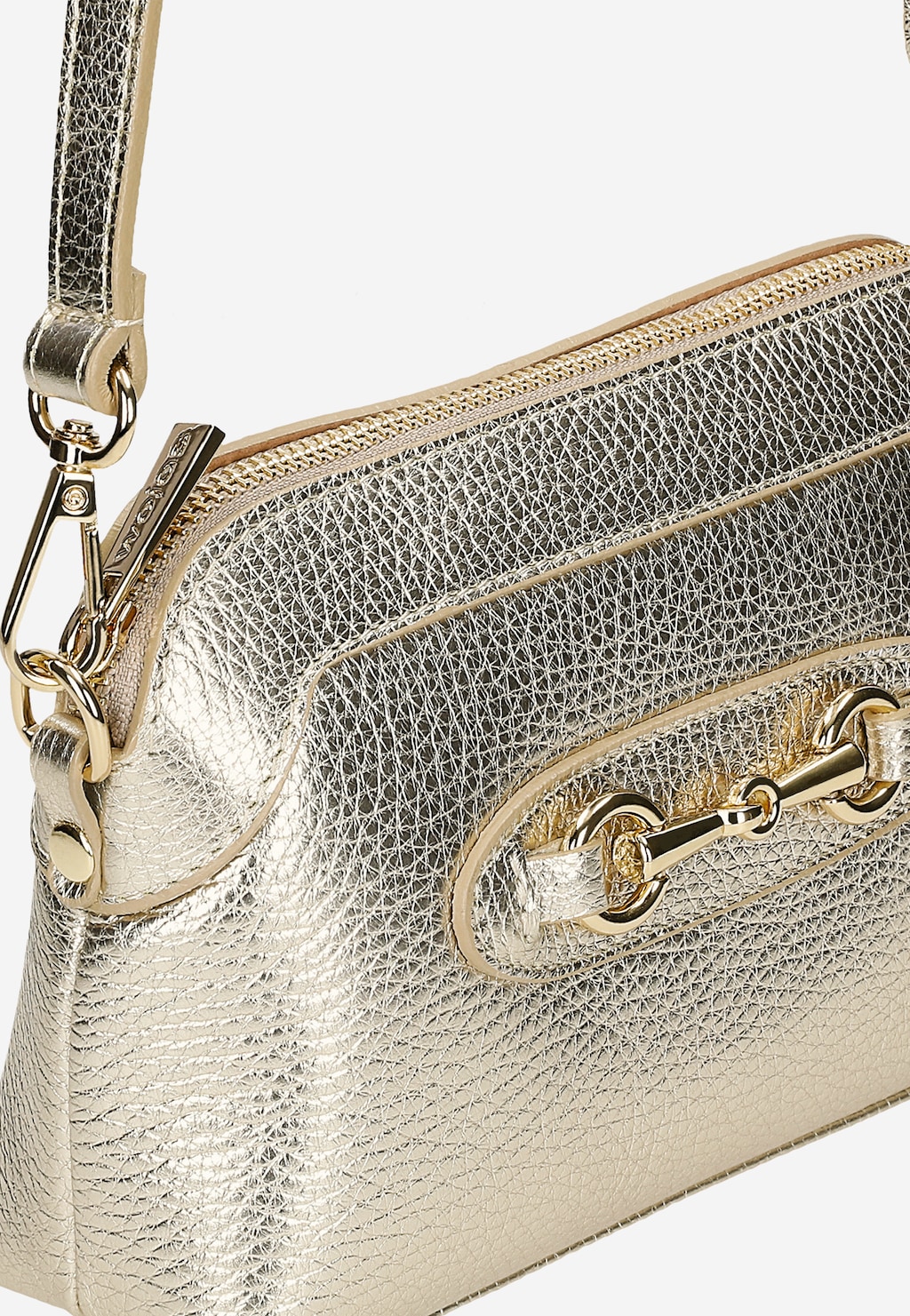 Mała złota torebka wizytowa ze złotymi elementami 80155-58 Widok 8