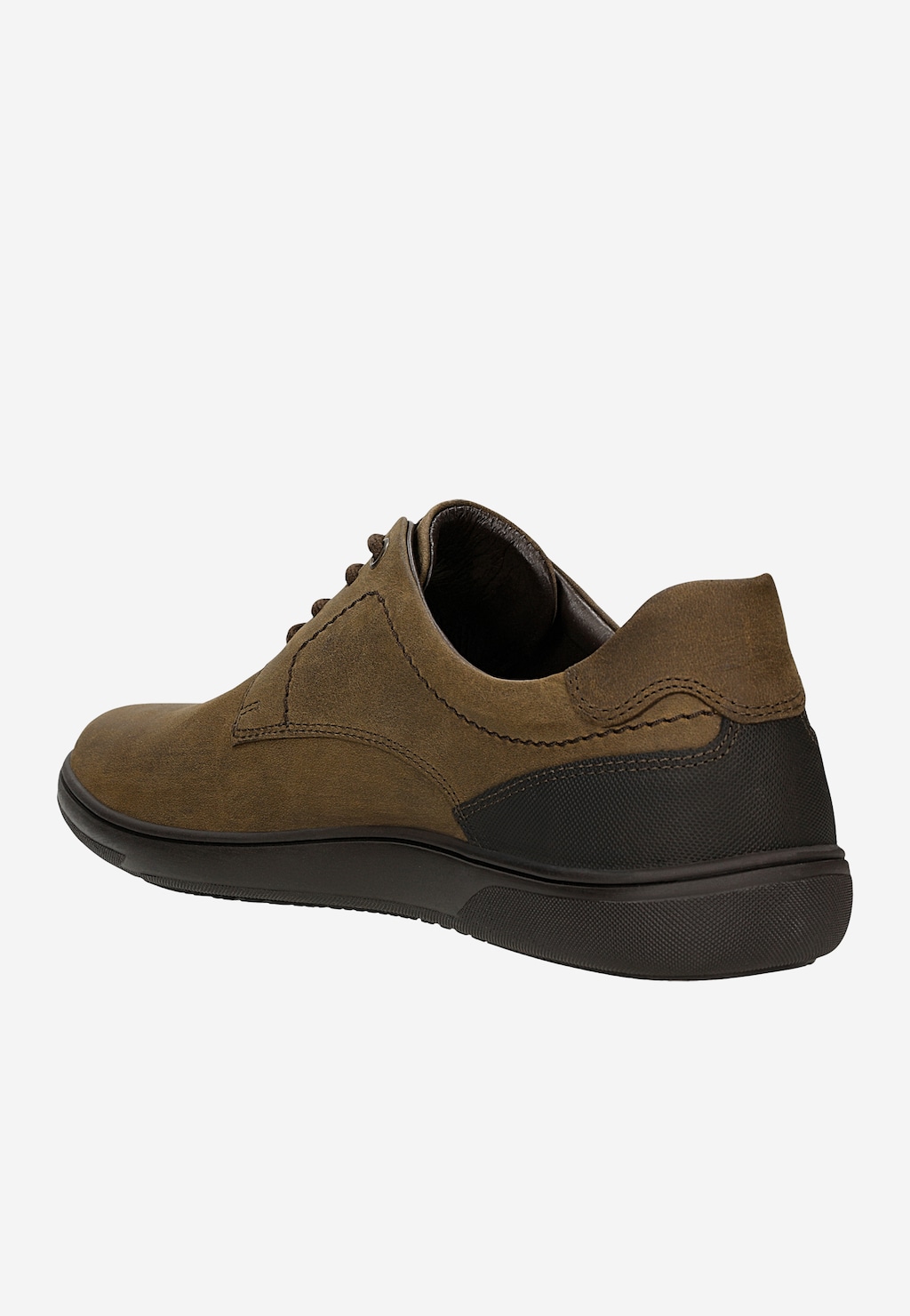 Hnědé šněrovací polobotky pánské 10266-82 Widok 3