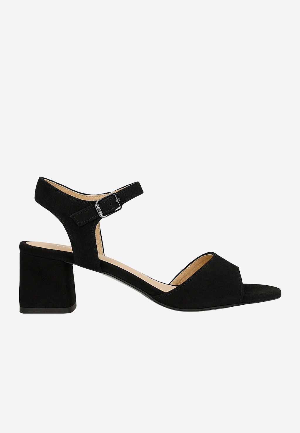 Czarne sandały na niskim obcasie 76229-61 Widok 2
