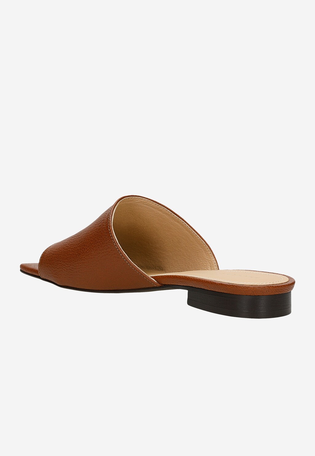 Hnědé žabky z lícové kůže 74150-53 Widok 4