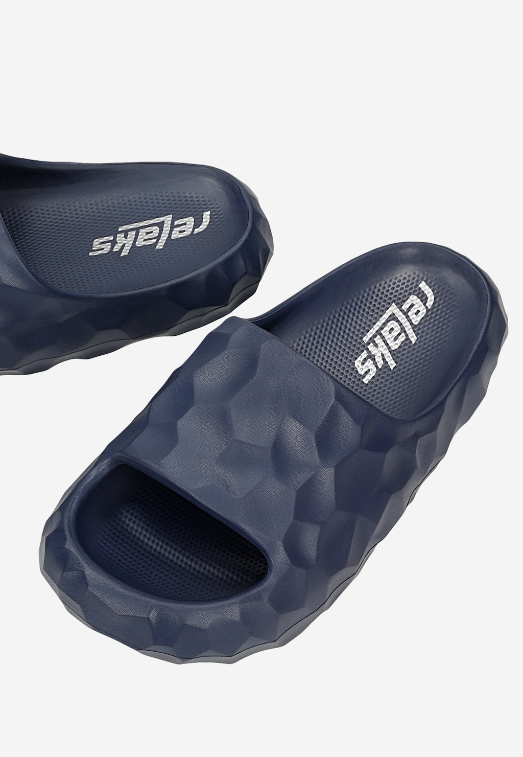 Granatowe klapki RELAKS z pianki EVA R34007-16 Widok 6