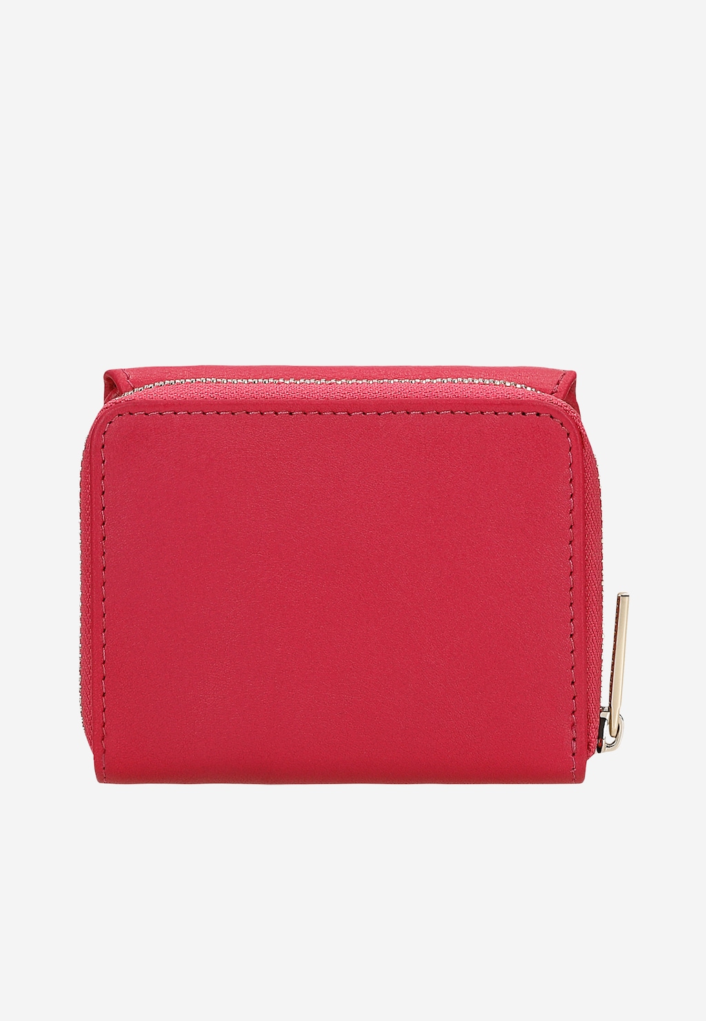 Mały różowy portfel damski ze złotymi elementami 91021-45 Widok 4