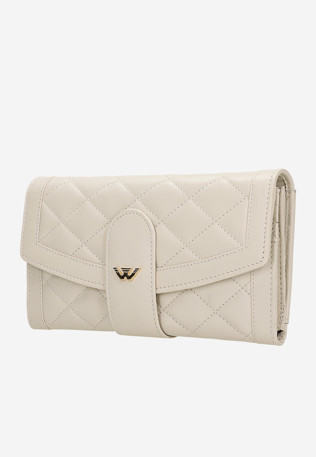 Veľká prešívaná dámska peňaženka z kože 91104-54 Widok 3