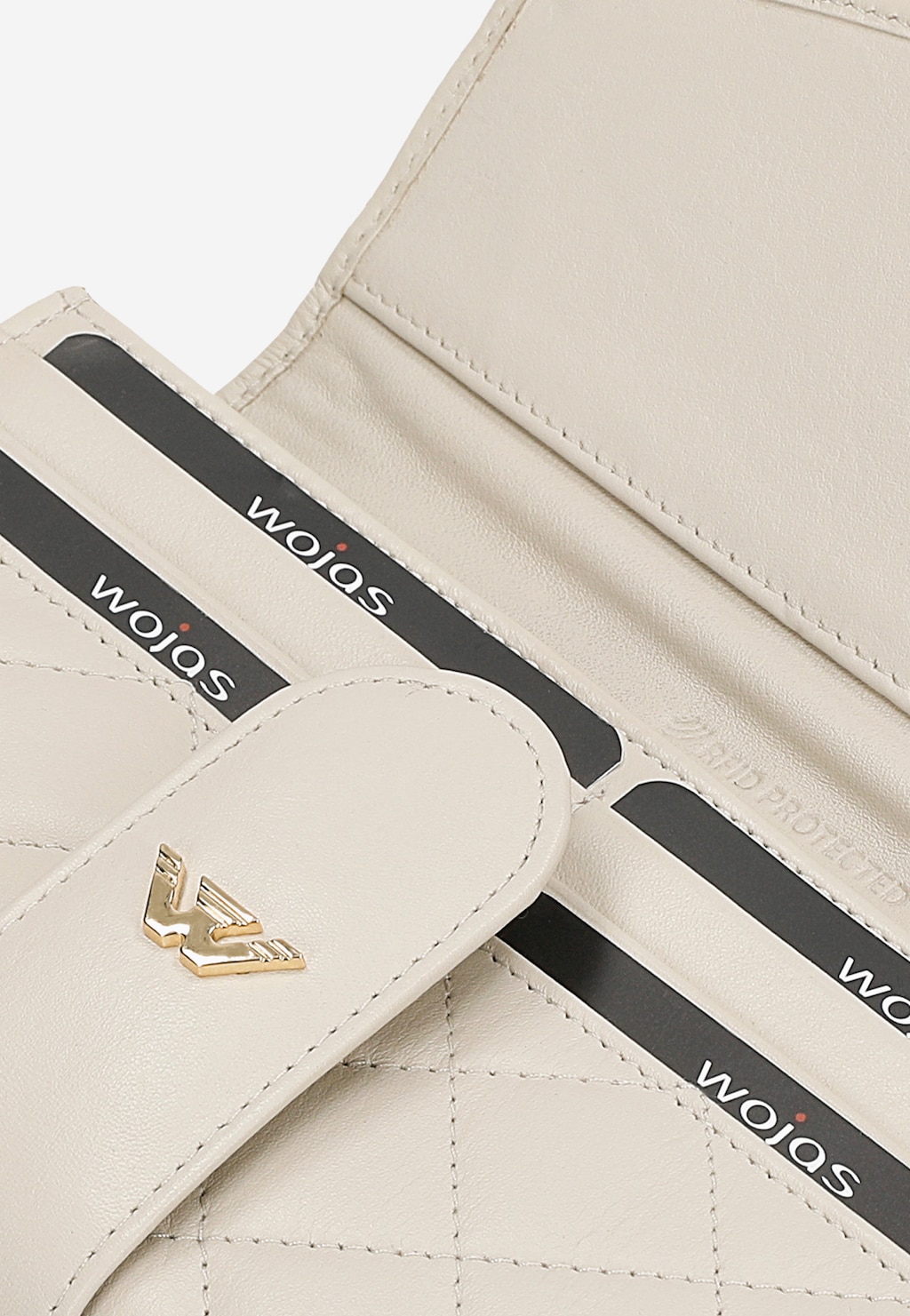 Veľká prešívaná dámska peňaženka z kože 91104-54 Widok 6