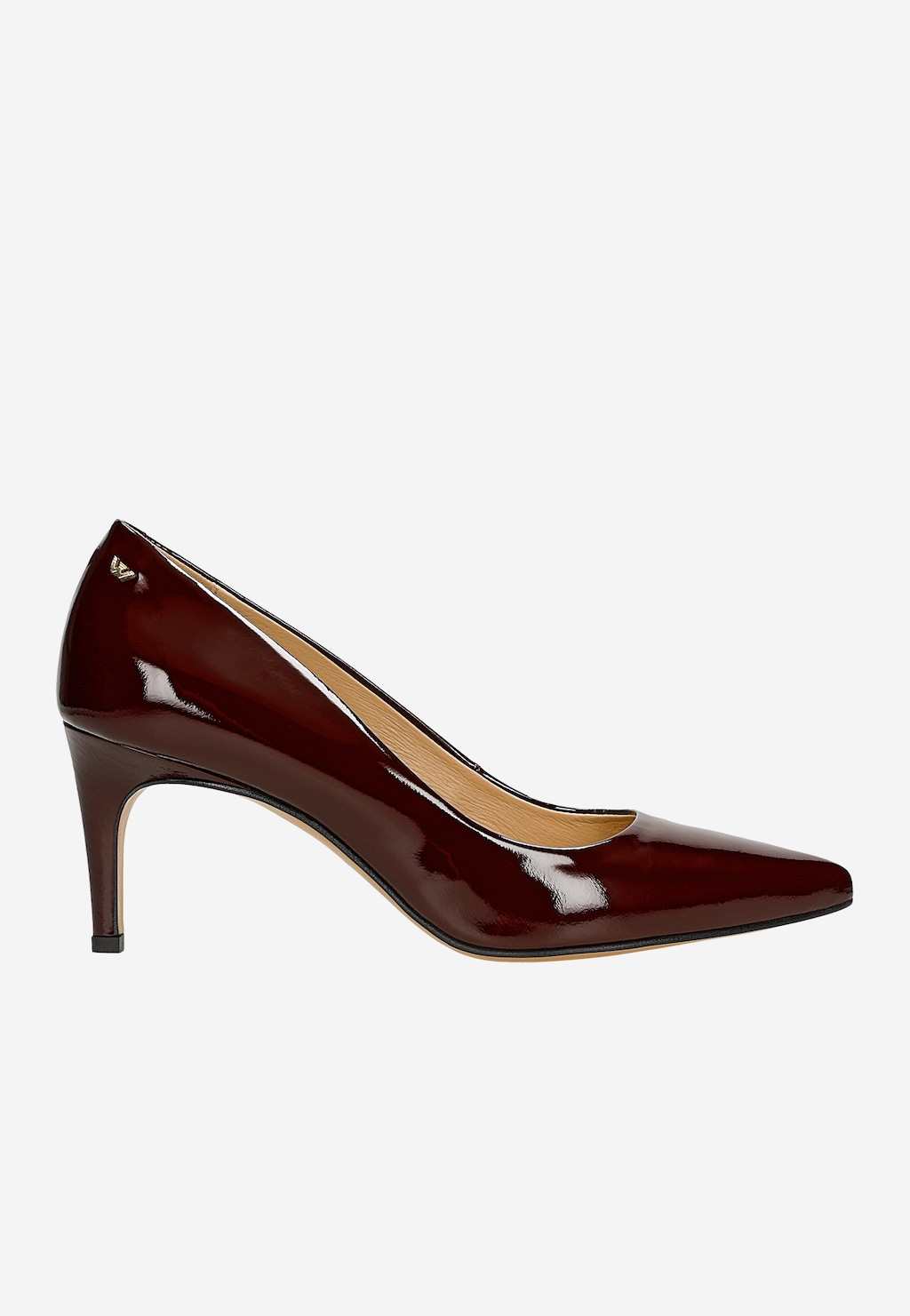 Bordové dámske lodičky z lakovanej kože 35041-35 Widok 2